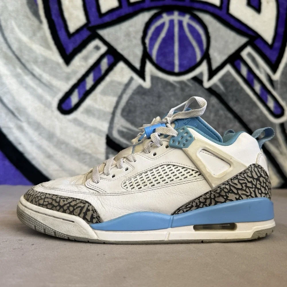Size 8 - Air Jordan Spizike Low UNC Men's White Blue Shoes FQ1759-141